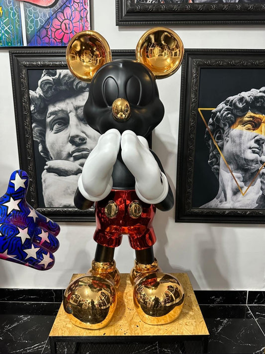 MICKEY'S DEVOTION: A SCULPTURAL PRAYER